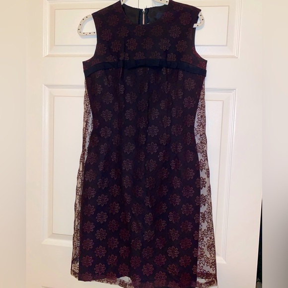 Vintage Darling Debs by Ruth EIB plum lace cocktail dress - Picture 1 of 6